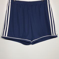 Nwt Adidas Aeroready Athletic Shorts With Drawstring Adidas Three Stripes Athletic Shorts For Summer, Adidas Three Stripes Shorts For Summer, Adidas Summer Athletic Shorts With Three Stripes, Adidas Three Stripes Summer Shorts, Adidas Athletic Shorts With Three Stripes For Summer, Adidas Blue Shorts With Three Stripes, Casual Adidas Blue Athletic Shorts, Casual Blue Adidas Athletic Shorts, Stretch Blue Bottoms With Three Stripes