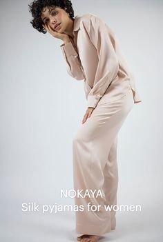 Introducing our Pink Silk Pyjamas for women: crafted from pure, washable Mulberry Silk. Designed with a relaxed straight cut and adorned in a transcendent pink hue, these pyjamas redefine elegance and comfort. Perfect for both sleepwear and a chic day drinks outfit, it's truly two birds with one set!

#Nokaya #PinkSilkPyjamas #LuxurySleepwear #MulberrySilk #SilkLoungewear #DayDrinksOutfit #ElegantComfort #TwoBirdsWithOneSet #SilkPyjamasBottom #LuxuryLoungewear #ChicDaywear #EffortlessElegance #VersatileStyle Transcendent Pink, Pyjamas For Women, Luxury Sleepwear