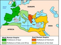 a map of the roman empire