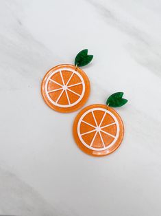 Resin Orange Slice Earrings Citrus Earrings, Orange Resin, Orange Cut, Orange Citrus, Orange Slice, Orange Earrings, Earrings Stud, Orange Slices, Orange Blossom