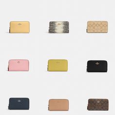 100% Guarantee Authentic COACH MEDIUM ID ZIP WALLET  Signature coated canvas|Nappa leather and snake-embossed leather| Nine credit card slots| Bill compartments| ID window| Zip coin pocket| Zip-around closure| 6 1/2" (L) x 3 3/4" (H) x 3/4" (W) COACH MSRP:$188~$228 *Please understand, Color may vary slightly due to the color calibration of each individual monitor or lighting from the camera. Shipping and Handling Items in stock will be shipped in 3 business days after payment process. Some of items are pre-sale. Please contact the seller before you place your order if you are in a rush order. Shipping handling time will be taken  10 ~15 days. We are not responsible for wrong or undeliverable address Shipping fee is not refundable International Orders The item price or shipping cost are not Zip Wallet, Color Calibration, Nappa Leather, Embossed Leather, Place Your Order, Zip Around Wallet, Card Slots, Credit Card, Wallet