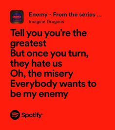 Enemy Lyrics, Demon Lyrics, Sorry Lyrics, Dragon Meaning, Red Song, Lyric Book