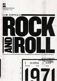 the poster for rock and roll