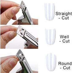 "False Nail Clippers/Clamp Clippers Special Type \"U\" Cut - Manicure Tool FEATURES AND SPECIFICATION: ~Nail Art UV Acrylic False Nail Clipper Edge Cutter Tips. ~100% brand new and high quality ~Easily press, gentler on joints. ~High Quality Durable stainless steel, durable enough for your daily use. ~Durable spring which can be used for a long time. ~Great for cutting nails of hands or toes. ~Easily cuts nails into desired length with a smooth edge. ~Suitable for home and Professional Salon use Chameleon Nails, Nail Polish Gift, Nail Equipment, Fingernail Clippers, Acrylic Tips, How To Cut Nails, Transparent Nails, Backless Bodysuit, French Acrylic Nails