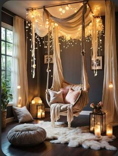 Bohemian Room Decor, Dream Bedroom Inspiration, Cute Bedroom Decor, Redecorate Bedroom, Cozy Room Decor, Dream Room Inspiration, Room Makeover Bedroom, Room Inspiration Bedroom