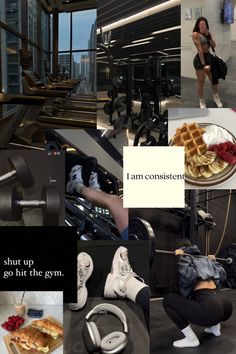 Gym aesthetic vision board Aesthetic Vision Board Wallpaper, Gym Rat Aesthetic, Vision Board Ideas Aesthetic, Rat Aesthetic, Gym Girl Aesthetic, Visionboard Aesthetic, Wallpaper Vision Board, Aesthetic Affirmations, Gym Motivation Wallpaper