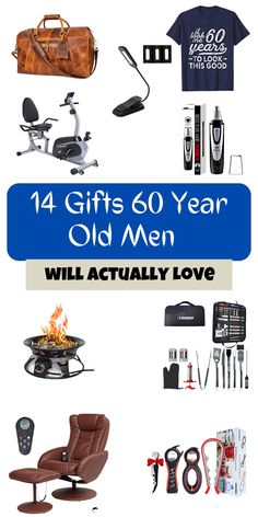 gifts for men with the words, gift 50 year old men will actually love them