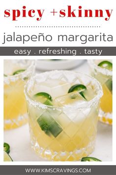 Vodka Recipes Drinks, Easy Margarita, Craft Cocktail Recipe, Spicy Cocktail, Jalapeno Margarita, Easy Salsa, Cranberry Cocktail, Spicy Margarita, Martini Recipes