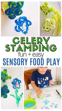 this is an easy and fun activity for toddlers to do with food