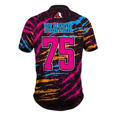 Click ART REQUEST to change the team name, add a sponsor, change a color, and more. No extra charge for design changes on team orders of 10+ jerseys! Custom name and number included in price. Orders ship in 20 business days guarantee. Available sizes from XS-6XL . Pink Team Logo Jersey For Sports Events, Pink Sports Jersey With Team Logo, Sports Fan Jersey With Sublimation Print For Streetwear, Sports Season Jersey With Graphic Print For Fans, Pink Jersey For Team Events With Team Spirit, Pink Jersey For Team Events, Team Spirit Style, Pink Jersey For Team Events, Black Jersey With Graphic Print For Fans, Multicolor Team Jersey For Sports Events