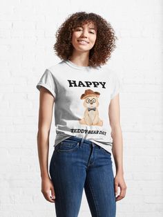 "Happy Teddy Bear Day, Valentines bear & Valentine week gift ideas" T-shirt for Sale by haRexia | Redbubble | happy teddy bear day my love t-shirts - happy teddy bear day images t-shirts - happy teddy bear day pic t-shirts Daughters Shirt, I'm With The Band, Making Shirts, Comfy Tees, Fashion Essentials, Funny T, Funny Tshirts, Disease, Classic T Shirts