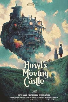 the movie poster for how's moving castle