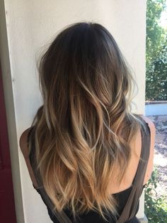 Balayage Ombre on Dark Hair...hair color ideas for brunettes for summer Hair Toning, Ashy Balayage, Rambut Brunette, Hair Things, Top Hairstyles