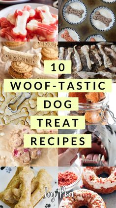 the top ten woof - tastic dog treat recipes