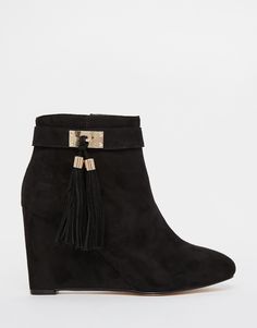 River Island | River Island Wedge Boot with Tassel Detail at ASOS Latest Clothes, Winter Sale, Latest Fashion Clothes, Wedge Boot, River Island, New Collection, Latest Fashion Trends, Right Now, Ankle Boot