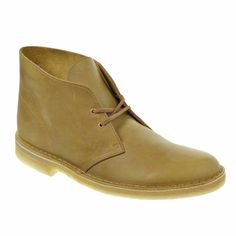 Store Home Shipping Payments Return Policy Customer Service Our Guarantee Clarks Desert Men's Boots Mustard 26108405 Model #: 26108405 Color: Mustard Material: Leather, Synthetic Our Price: 99.95  Size Chart  *Approximate sizing for this item Clarks Mens (US) 7 7.5 8 8.5 9 9.5 10 10.5 11 11.5 12 13 14 15 UK 6.5 7 7.5 8 8.5 9 9.5 10 10.5 11 11.5 12.5 13.5 14.5 EUR 40 41 41 42 43 43 44 45 45 46 47 48 49 50 JAPAN 25 25.5 26 26.5 27 27.5 28 28.5 29 29.5 30 31 32 33 Product Description An international cult classic, the iconic men's Desert Boot by Clarks Originals was inspired by crepe-soled boots worn by British officers in World War II. Crafted from natural materials including mustard leather for supreme comfort, its timeless styling has remained unchanged for over 60 years. Handsewn construc Casual Plain Toe Boots For Winter, Classic High-top Boots With Suede Lining, Classic High-top Suede Work Boots, Masculine Fall Boots With Round Toe, Formal High-top Boots With Stitched Sole, Fall Casual Professional Work Boots, Casual Business Work Boots For Fall, Classic Moc Toe Winter Work Boots, Classic Moc Toe Work Boots For Winter