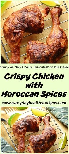 crispy chicken with moroccan spices recipe on the outside, and in the inside by everyday healthy recipes