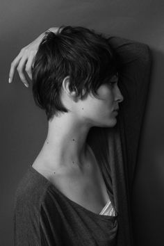 FYGWSH Super Short Haircuts, Very Short Hair, Penteado Cabelo Curto, Cut My Hair, Hair Envy, Grunge Hair, Pixie Hairstyles, Brunette Hair, Short Hair Cuts For Women