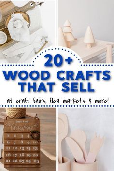 20 Best Wood Crafts To Make and Sell Craft Show Wooden Items, Wood Crafts To Sell At Farmers Market, Wood Items To Sell At Craft Shows, Top Selling Wood Crafts, Diy Flea Market Crafts, Wooden Items To Make And Sell, Wood Craft Fair Ideas To Sell, Wood Ideas To Sell, Wood Crafts That Sell At Craft Shows