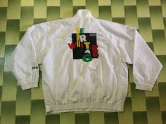 #fila #fullzip #jacket Luxury Casual White Track Jacket, Luxury White Track Jacket With Pockets, Luxury White Track Jacket With Zipper Closure, Casual Cotton Track Jacket At Affordable Price, Luxury White Casual Track Jacket, Luxury White Cotton Track Jacket, Cheap White Track Jacket For Spring, Luxury White Track Jacket For Women, North Face Windbreaker