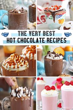 the very best hot chocolate recipes and desserts to make at home or on the table