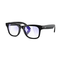 The idea of smart glasses isn't new, but with a mix of Meta's AI smarts, upgraded specs, and Ray-Ban style, these Wayfarer 2.0 Smartglasses come as close as ever to perfecting it. They sport an ultra-wide 12-megapixel camera for high-quality photos and first-person videos that can be shared or live-streamed directly to Facebook and Instagram. Five mics make for more accurate voice controls and improved phone calls, while the discreet open-ear speakers deliver deeper bass and overall richer sound Ray Bands, Wayfarer Glasses, Ray Ban Glasses, Smart Glasses, Live In The Moment, Wearable Tech, Phone Calls, Iconic Design, Classic Frame