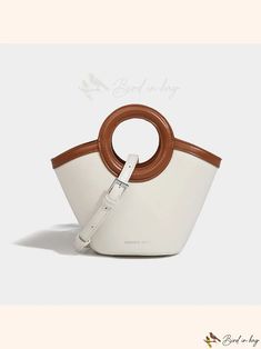 Bird in Bag - Collision color bucket bag new handbag casual texture shoulder bag crossbody bag Beige Bucket Bag With Single Handle, Trendy Large Capacity Beige Bucket Bag, Trendy Beige Bucket Bag With Single Handle, Trendy Beige Bucket Bag With Large Capacity, Trendy Beige Large Capacity Bucket Bag, Beige Single Handle Bucket Bag, Trendy Bucket Bag With Single Handle, Brown Satchel Bucket Bag With Single Handle, Large Capacity Bucket Shoulder Bag For Errands