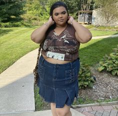 Body Inclusive Fashion, Thrift Core, Chubby Girl Fashion, Outfits Curvy, Chubby Fashion, Big Girl Fashion, Y2k Outfits, Curvy Girl Fashion