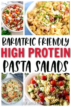 Bariatric Pasta Salad, Easy Gastric Bypass Recipes, Bariatric Pasta Recipes, Bariatric Recipes For One, Bariatric Potluck Recipes, Bariatric Friendly Dinner Recipes, Bariatric Friendly Family Meals, Bariatric Friendly Recipes Meals, Bariatric Dinner Recipes Families