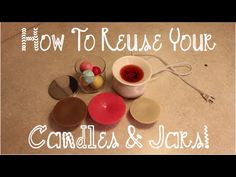 how to reuse your candles and jars