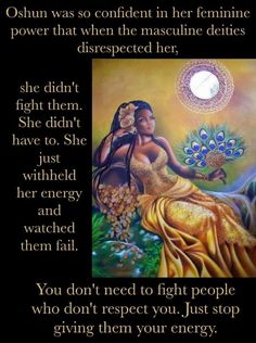 Blessed Affirmations, Oshun Goddess, Spoiled Princess, Divine Feminine Goddess, Kemetic Spirituality, African Goddess, Spiritual Psychology, Spiritual Awakening Signs, Angel Tarot