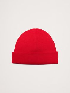 Organic Cotton Beanie | Banana Republic Classic Red Beanie Hat, Classic Cotton Cap Beanie, Classic Spring Beanie Hat, 2024 Wardrobe, Cotton Beanie, Party Sale, Rib Stitch, Red Sunset, Hat Style