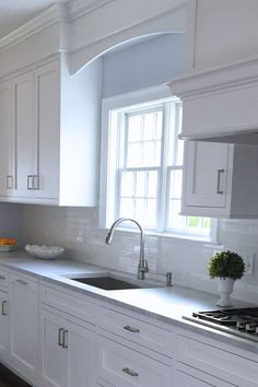 the kitchen is clean and ready for us to use in its new owner's home