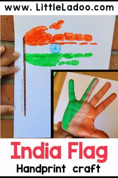 India Flag craft for kids, Independence day craft Indian Flag Making Ideas For Kids, Flag Making Activity For Kids, India Crafts For Preschoolers