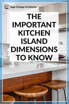 the important kitchen island dimensions to know