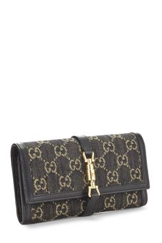 Find GUCCI Gg Denim Jackie Wallet On Chain on Editorialist. Gucci Black GG Denim Jackie Wallet On Chain (WOC) Wallet On Chain, Gucci Black, Top Brands, Great Deals, Gucci, Wallet, Luxury Fashion, Chain, Black