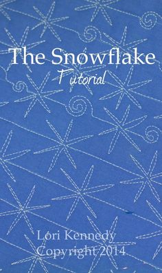 the snowflake pattern is featured in this book