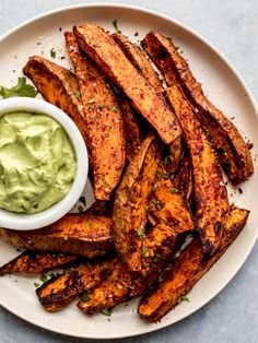 Roasted Sweet Potato Wedges with Avocado Sauce - Little Broken Sweet Potato Avocado Recipes, Crispy Sweet Potato Recipes, Sweet Potato And Avocado Recipes, Sweet Potato Roasted Recipes, Sweet Potatoes Wedges, Sweet Potato Garden, Sweet Potato Fry Sauce, Best Roasted Sweet Potatoes, Avocado Snacks