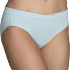 Vanity Fair Women's Beyond Comfort Silky Stretch Bikini Panty 18291 In Clear Waters New With Tags Size X-Large (8) Vanity Fair, Women's Intimates, Vanity, Tags, Women Shopping, Blue, Color, Dressing Table