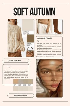 Soft Autumn Color Palette Soft Autumn Neutral Color Palette, Soft Autumn Asian, Soft Autumn Color Palette Celebrities, Soft Autumn Neutrals, Soft Autumn Hair Color Ideas, Soft Autumn Makeup