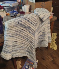 warm, cozy, hand knit hat and triangle shawl in shades of blue. will fit adults. Hat has a circumference of 12" stretching to 22" Cozy Blue Hand Knitted Pattern, Triangle Shawl, Triangle Shawls, Hand Knit Hat, Knit Hat, Shawls And Wraps, Shades Of Blue, Stretching, Warm And Cozy