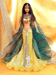 a barbie doll dressed in a belly dance outfit