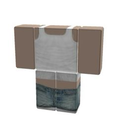 an image of a cardboard box with jeans on the bottom and inside it's sides