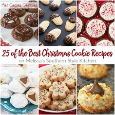 25 of the best christmas cookie recipes on mellissa's southern style kitchen