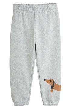 Breathable organic cotton means all-day comfort in these adorable sweatpants that are perfect for naptime and cuddling on the couch. 100% organic cotton Machine wash, dry flat Imported Playful Cotton Sweatpants For Loungewear, Playful Sweatpants With Elastic Waistband For Loungewear, Playful Relaxed Fit Sweatpants For Loungewear, Casual Cotton Sweats For Playwear, Playful Cotton Sweatpants With Elastic Waistband, Organic Cotton Pants With Elastic Waistband For Loungewear, Organic Cotton Lounge Pants With Elastic Waistband, Playful Cotton Joggers For Loungewear, Organic Cotton Sweatpants For Loungewear