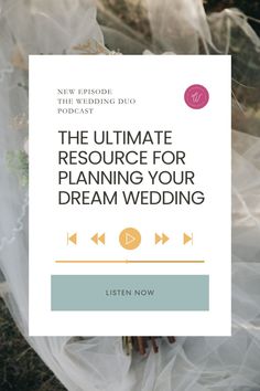 the ultimate guide to planning your dream wedding