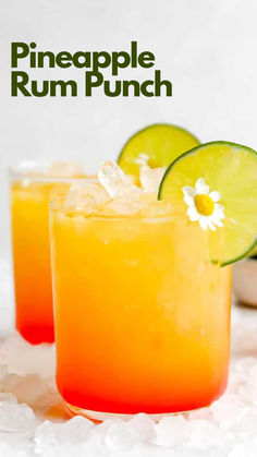 Pineapple Rum Punch Pineapple Rum Punch, Rum Punch Cocktail, Luau Food, Healthy Nutrition Plan, Fresh Fruit Juice