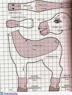 the diagram shows how to draw a horse