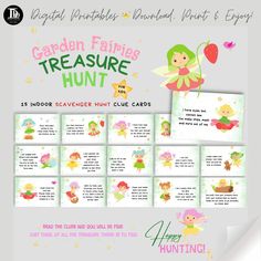 the garden fairy treasure hunt game