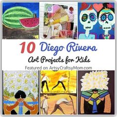 10 art projects for kids that are easy and fun to do with the kids at home